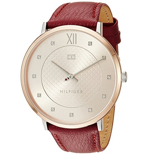 Tommy Hilfiger Women's 'Sophisticated Sport' Quartz Steel-Two-Tone and Leather Casual Watch, Color Brown (Model: 1781810), Only $72.54, Yfree shipping