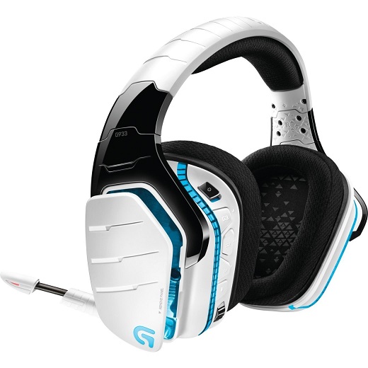 Logitech G933 Artemis Spectrum, Wireless RGB 7.1 Dolby and DST Headphone Surround Sound Gaming Headset, White, Only $79.99, free shipping