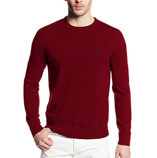 Fred Perry Men's Classic Crew-Neck Sweater only $56.88