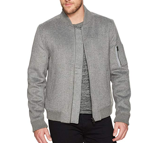 PAIGE Men's Eckhart Wool Bomber Jacket only $58.81