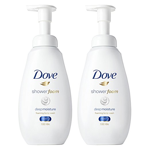 Dove Shower Foam Deep Moisture 13.5 oz, 2 count, only $8.38,  free shipping after clipping coupon and using SS