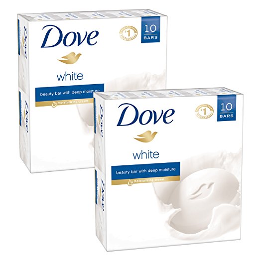 Dove多芬美肤香皂，4 oz，20块，现点击coupon后仅售$13.99， 免运费