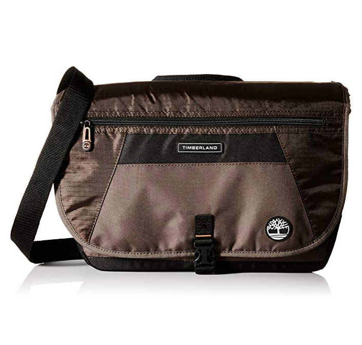 Timberland Route 4 17 Messenger Bag, Cocoa, One Size only $36.91