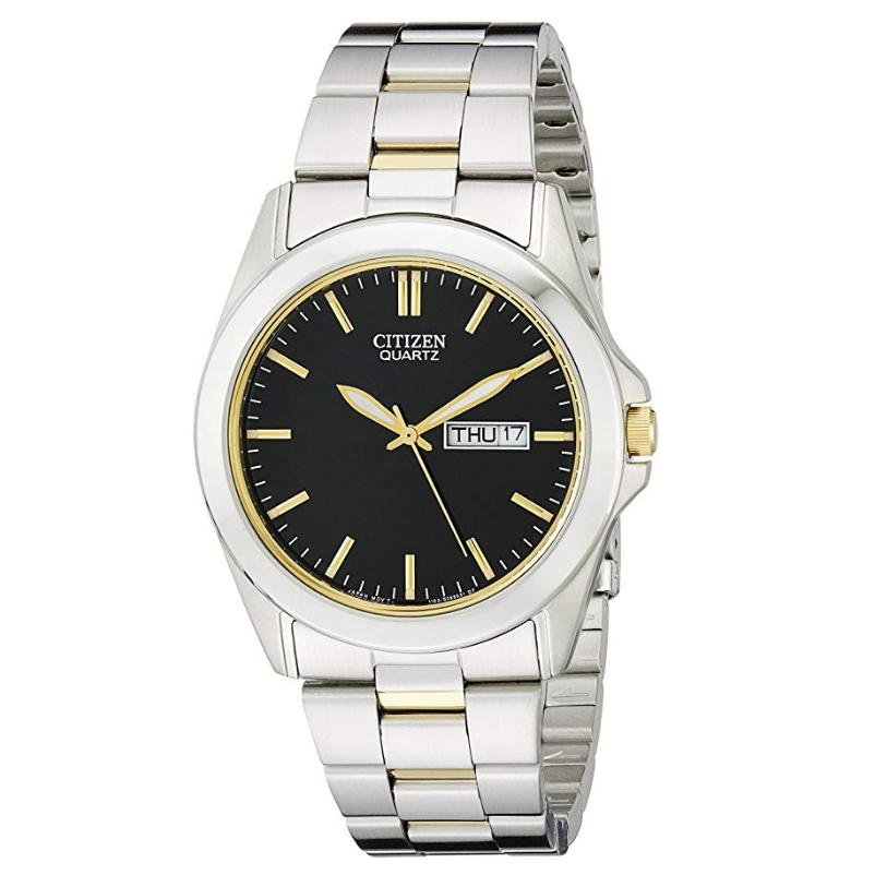 Citizen Men's Quartz Stainless Steel Watch with Day/Date, BF0584-56E, only  $60.48，free shipping