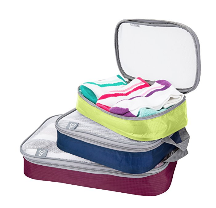 Travelon Set of 3 Lightweight Packing Organizers, Bolds only $13.38