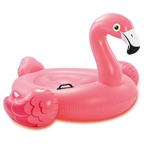 史低价！ Intex Flamingo 粉色火烈鸟泳池浮床/玩具，原价$19.99，现仅售$9.96