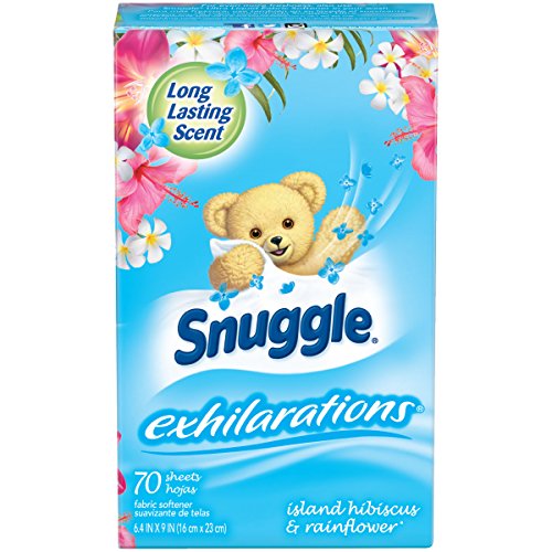 史低價！ Snuggle Exhilarations 衣物柔順烘乾紙， 70張 ，原價$5.99，現僅售$2.82，免運費