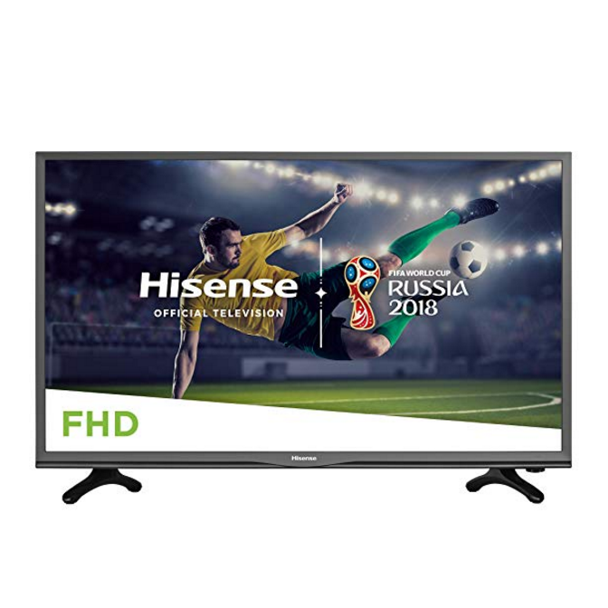 Deal of the Day: Hisense 40H3080E 40-Inch 1080p LED TV (2018 Model) $169.99，free shipping