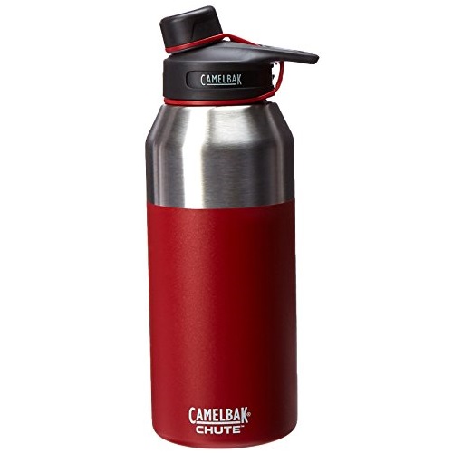 CamelBak Chute Vacuum Insulated Stainless Water Bottle, 40 oz, Brick, Only $13.07