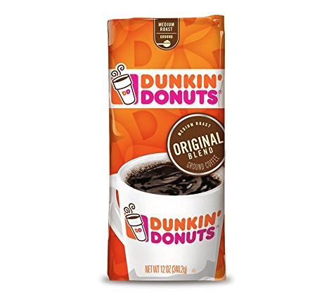 Dunkin' Donuts 中度烘焙咖啡粉 12oz, 現僅售$5.46, 免運費！