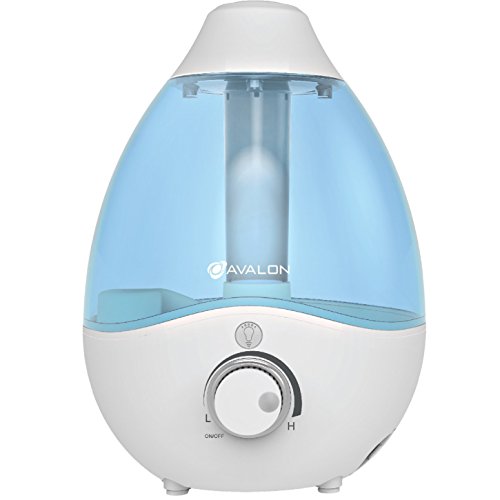 Avalon Premium Cool Mist Humidifier With Aromatherapy Essential Oil Drop Diffuser, With Adjustable LED Night Light, Ultrasonic Pure Silent Technology, Filte, Only $16.68