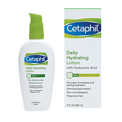 Cetaphil Daily Hydrating Lotion with Hyaluronic Acid, 3.0 Fluid Ounce, Only $7.12