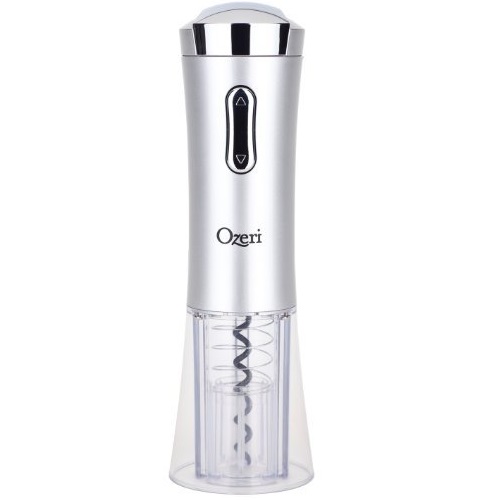 Ozeri Nouveaux Electric Wine Opener with Removable Free Foil Cutter, Refined Silver, Only $12.14