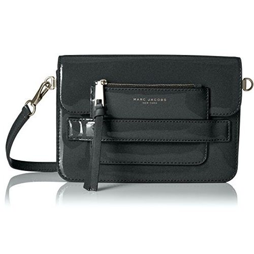 Marc Jacobs Medium Patent Madison Shoulder Bag, Dark Silver, Only $117.04, free shipping