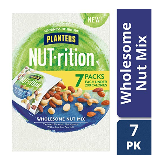 Planters Nutrition Wholesome Nut Mix Pack, 7.5 oz only $4.19