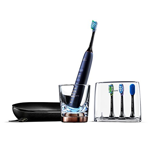 Philips Sonicare DiamondClean Smart Electric, Rechargeable toothbrush for Complete Oral Care, 9750 Series, Lunar Blue, HX9954/56 $199.96