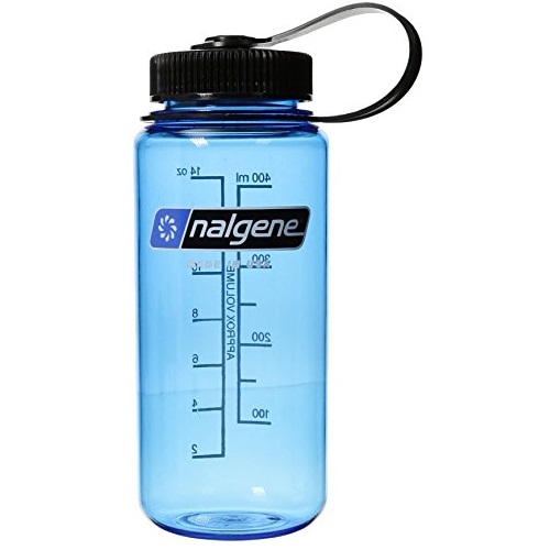 Nalgene Tritan 1-Pint Wide Mouth BPA-Free Water Bottle,Slate Blue,14 oz, Only $6.30