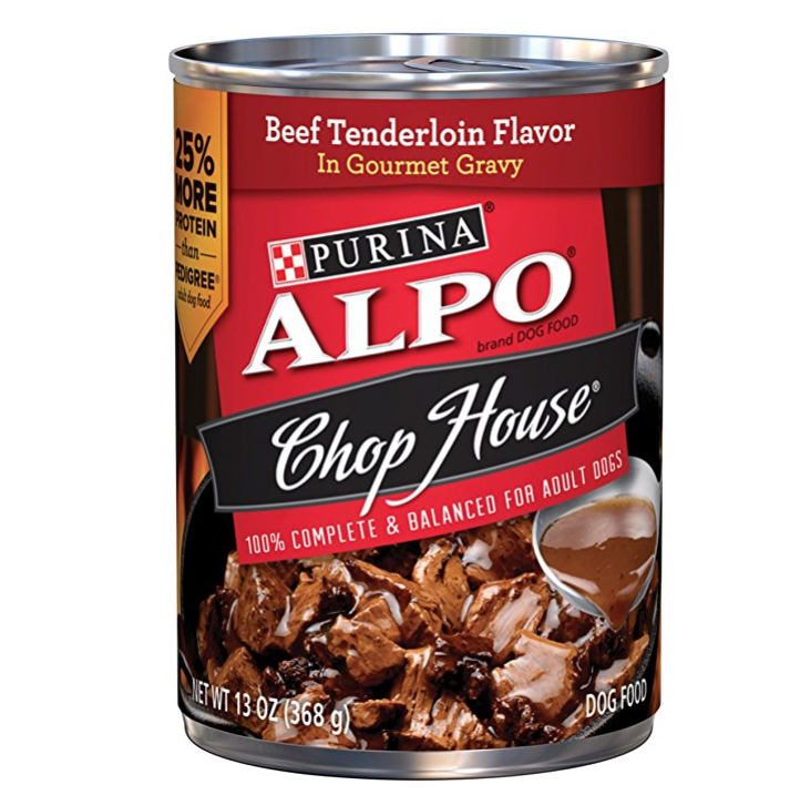 Purina ALPO Chop House in Gourmet Gravy Adult Wet Dog Food only $4.13