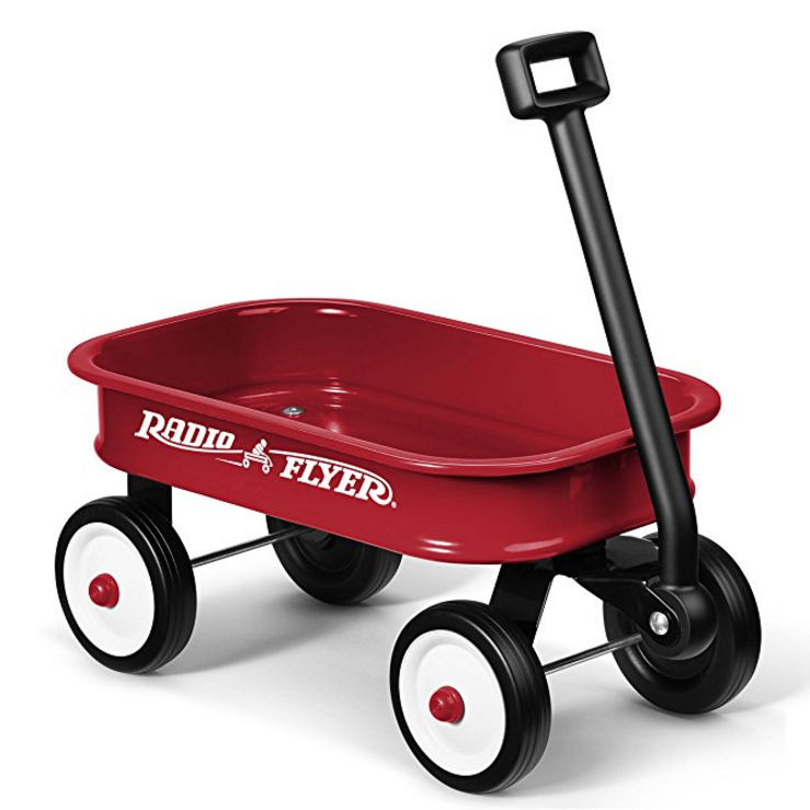 Radio Flyer 經典紅色兒童拖車玩具 僅售$9.97