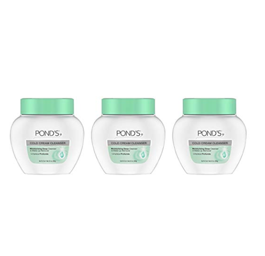 Pond's Makeup Remover, Cold Cream, 9.5 oz, 3 count only $16.59