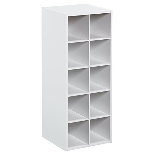 ClosetMaid 1545 Stackable 10-Cube Organizer, White, Only $24.99