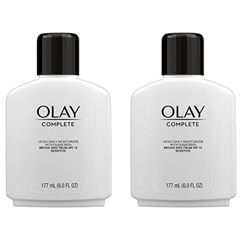 Olay Complete Lotion All Day Moisturizer with SPF 15 for Sensitive Skin, 6.0 fl oz (Pack of 2), Only $11.99
