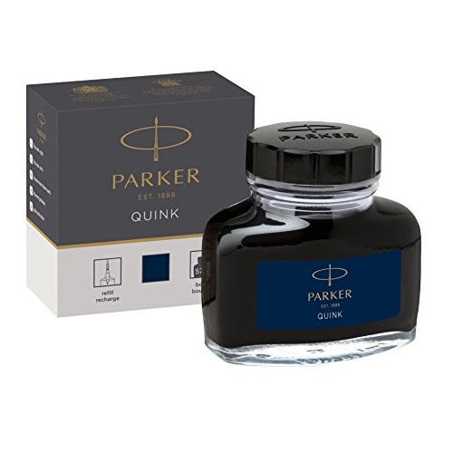 PARKER QUINK Ink Bottle, Blue-Black, 57 ml, Only $5.91, free shipping after using SS