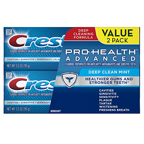 Crest Pro-Health Advanced 深度清洁牙膏，3.5 oz/支，共2支，原价$7.49，现点击coupon后仅售$3.64，免运费