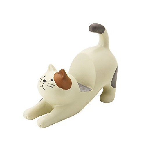 Cream Cat with Brown Ear Patch Smartphone Stand only $8.05