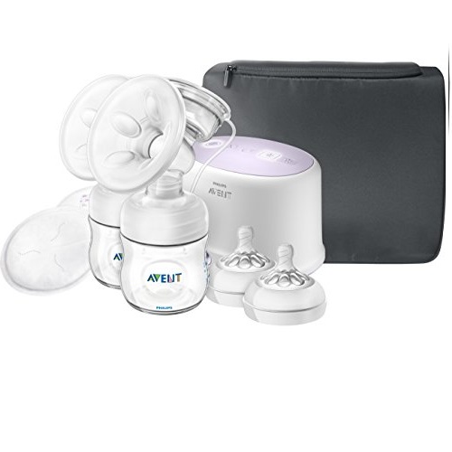 Philips Avent Double Electric Breast Pump + Bonus Power Cushion, SCF334/22, Only $126.00, free shipping