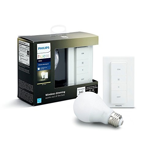 Philips Hue Smart Dimming Kit (Installation-Free Exclusive for Philips Hue Lights Works with Alexa Apple HomeKit and Google Assistant), Only$19.99