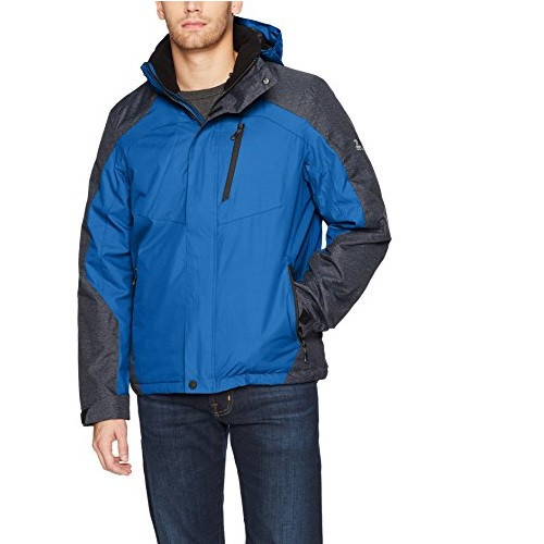 ZeroXposur Men's Beacon Insulated Grid Dobby Mid-Weight Jacket, Sapphire, Large, Only $16.57, free shipping