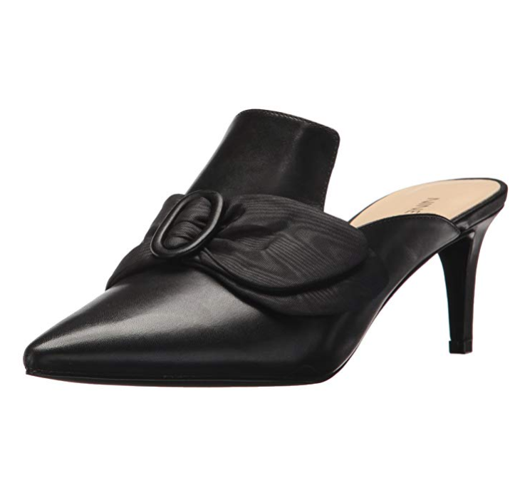 Nine West Sendshoes Leather Pump 女款皮質高跟鞋, 現僅售 $40.05,免運費！