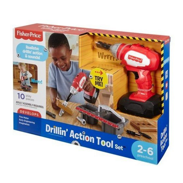 Fisher-Price Drillin' Action Tool Set $9.94