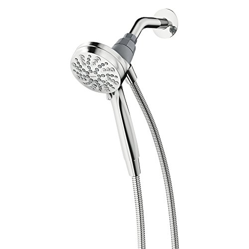 Moen Magnetix Six-Function Handheld Showerhead with Eco-Performance Magnetic Docking System, Chrome, 3.5