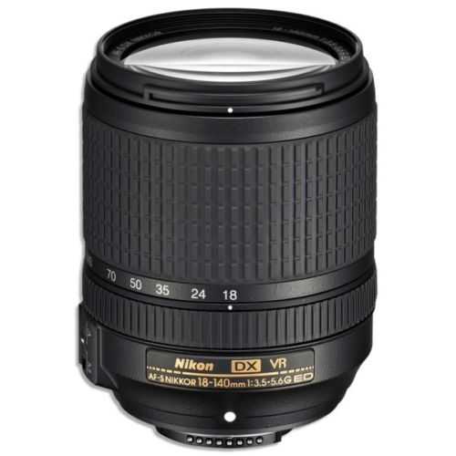 Nikon AF-S DX NIKKOR 18-140mm f/3.5-5.6G ED Vibration Reduction Zoom Lens with Auto Focus for Nikon DSLR Cameras $299.99
