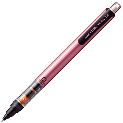 Uni Mechanical Pencil, Kuru Toga Pipe Slide Model 0.5mm Lead, Pink (M54521P.13), Only $4.61