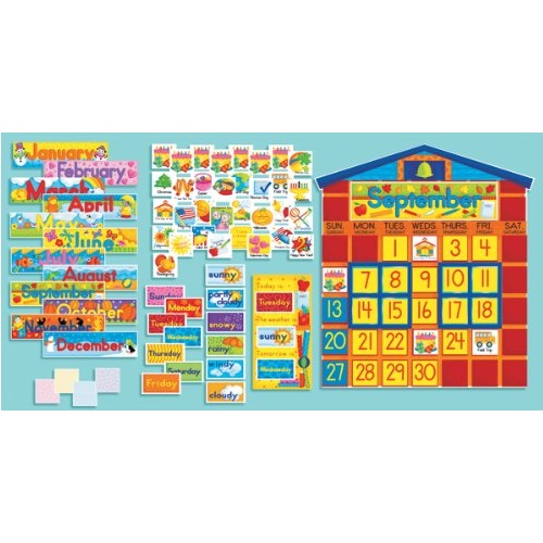 史低价！ Scholastic SC939405 早教儿童日历板套装玩具，原价$20.02，现仅售$10.79