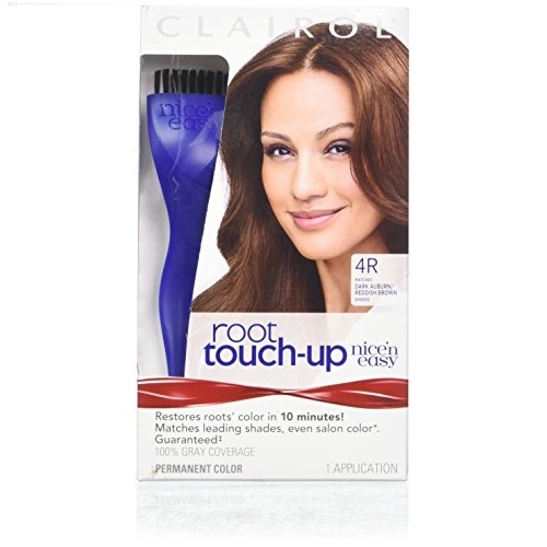 Clairol Nice 'n Easy Root Touch-Up 4R Kit (Pack of 2), Matches Dark Auburn/Reddish Brown Hair Color Shades, Superior Grey Coverage, Only $9.22 after clipping coupon, free shipping