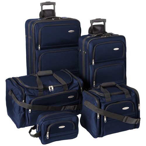 Buydig：Samsonite新秀丽旅行箱五件套，原价$250.00，使用折扣码后仅售$99.00，免运费。3种颜色同价！