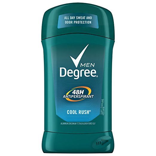 Degree Men Original Protection Antiperspirant Deodorant, Cool Rush, 2.7 oz, Pack of 6, only $8.76, free shipping after clipping coupon and using SS