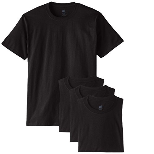Hanes Men's Comfortsoft T-Shirt (Pack Of 4),Black,X-Large, Only $11.87