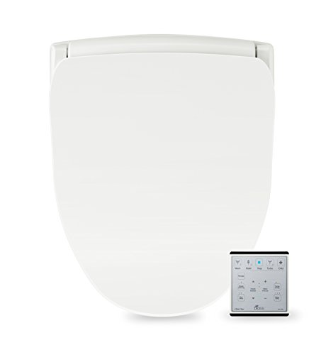 Bio Bidet Slim Two Smart Toilet Seat in Elongated White with Stainless Steel Self-Cleaning Nozzle, Nightlight, Turbo Wash, Oscillating with Wireless Remote, Only $193.49
