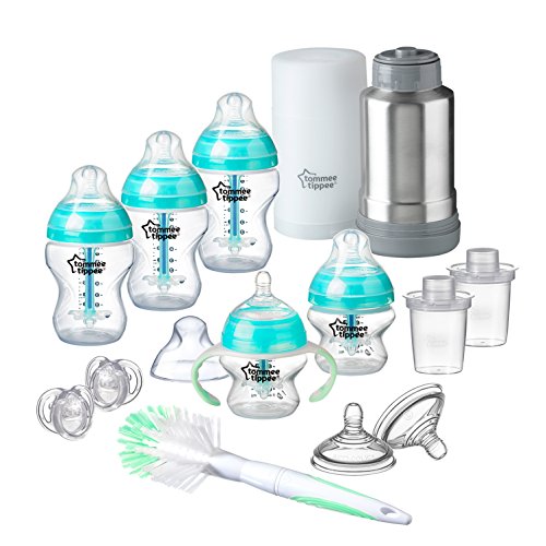 Tommee Tippee Advanced Anti-Colic Newborn Baby Bottle Feeding Gift Set, Heat Sensing Technology, BPA-Free, Only , free $32.99 shipping