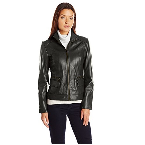 Cole Haan Women's Wing Collar Jacket, Only $119.16, free shipping