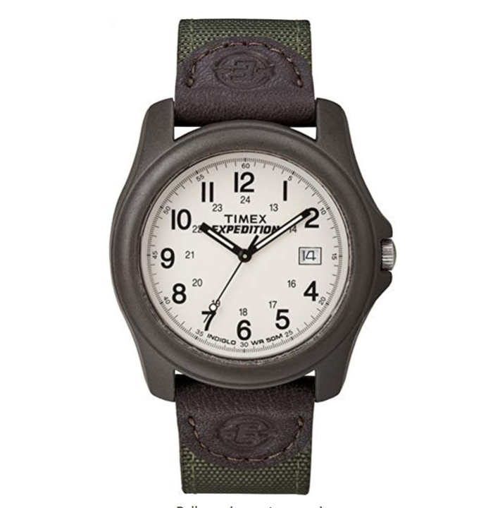 天美時（TIMEX） 戶外三針系列 男士腕錶 T49101, 現僅售$29.92, 免運費！