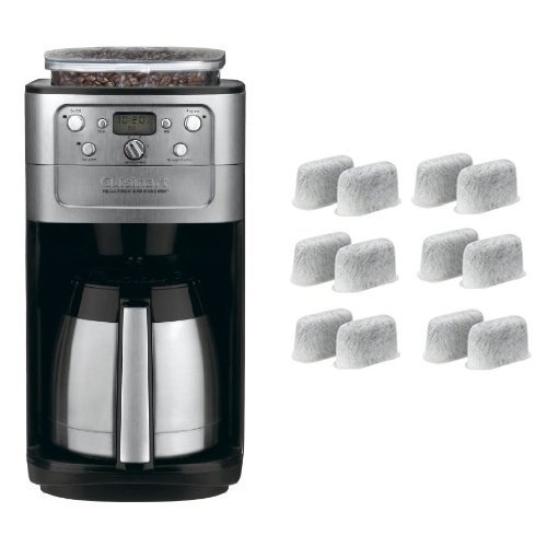 Cuisinart DGB-900BC Grind & Brew Thermal 12-Cup Automatic Coffeemaker and Everyday 12-Pack Replacement Charcoal Water Filters for Cuisinart Coffee Machines Bundle, Only $144.84, free shipping
