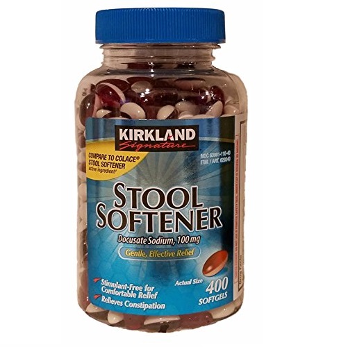 Kirkland Signature Stool Softener 100 mg, 400 Softgels, Only $9.43