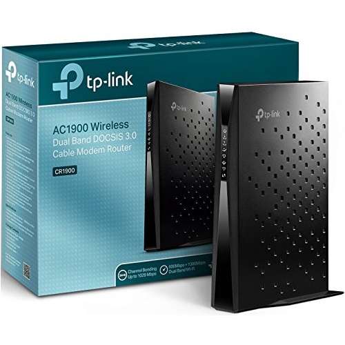 TP-Link Archer CR1900 24x8 DOCSIS3.0 AC1900 Wireless Wi-Fi Cable Modem Router | Up to 1900Mbps Wi-Fi Speeds | Max Download Speeds Up to 1000Mbps, Only $148.28 after clipping coupon
