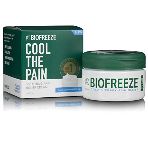 Biofreeze Cream, New Pain Relief Cream from The #1 Clinically Recommended Brand, Long Lasting, , 3 oz. Jar, Only $13.98